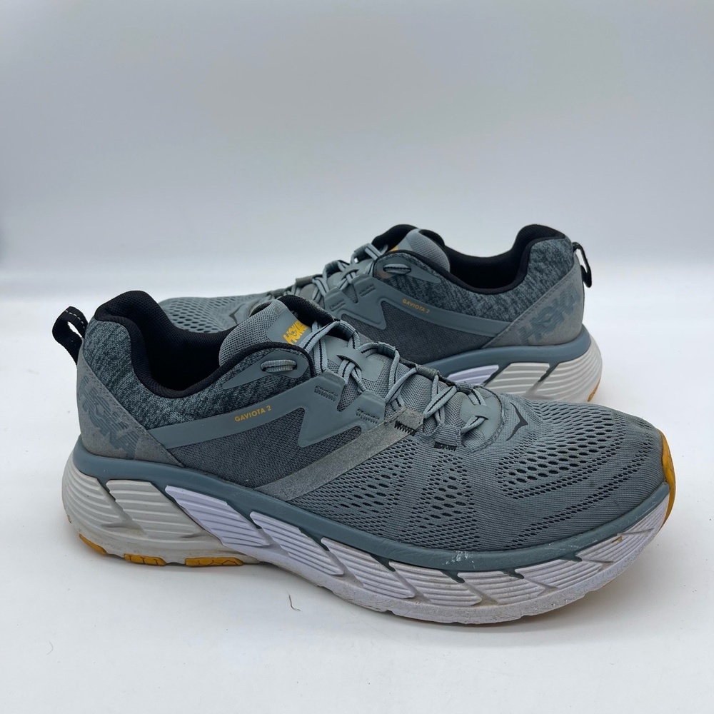 Hoka One One Gaviota 2 1099629 LATH Men's Size 13 Running Shoes Gray Sneakers